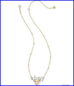 Kendra Scott Disney Mickey Mouse Pearl Pendant Necklace White Choker