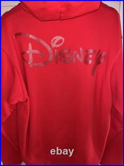 Kith X Disney Mickey Mouse Box Logo Hoodie Red Medium
