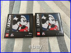 LEGO Art Disney's Mickey Mouse (31202) Two BNISD. NOW DISCONTINUED