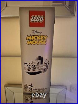 LEGO Disney 21317 Mickey Mouse Steamboat Willie Brand New Sealed Retired Set