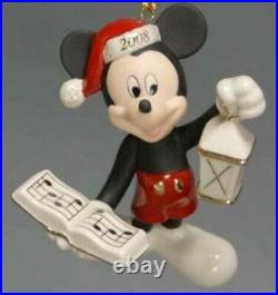 LENOX Disney Showcase Mickey Mouse Ornament 2008 Christmas Song