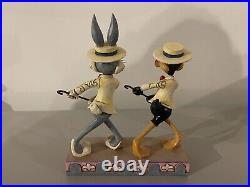 LOONEY TUNES ON WITH THE SHOW BUGS BUNNY Figure Set by Jim Shore #4055775
