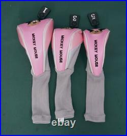 Ladies 6 Division Disney Mickey Mouse Tour Cart Golf Clubs Bag + 3 Head Covers