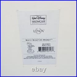 Lenox Disney Figurine 784273 Nifty Nineties Mickey Boxed With COA Perfect