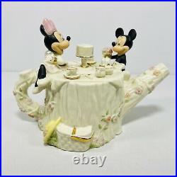 Lenox Disney Mickey & Minnie Mouse Teapot 2004 Retired