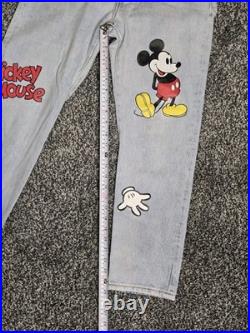Levi's Premium x Disney Mickey Mouse 501 Crop Jeans Light Wash