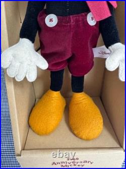 Limited 2000 Anniversary Mickey Mouse Plush Disney Store Limited 2000 Anniversary Mickey Mouse Plush Disney Store