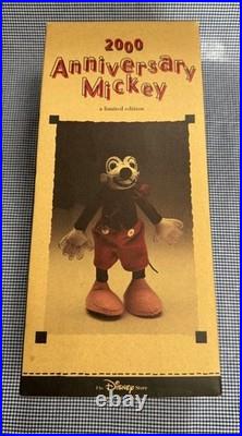 Limited 2000 Anniversary Mickey Mouse Plush Disney Store