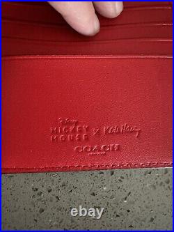 Limited Edition Coach Disney Mickey Mouse X Keith Haring Wallet