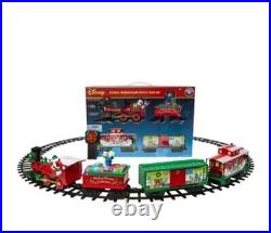 Lionel Disney Mickey Mouse Christmas Tree Train Set 37 Piece Lights Sounds