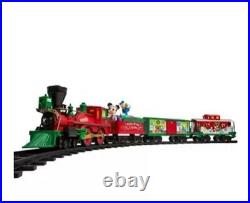 Lionel Disney Mickey Mouse Christmas Tree Train Set 37 Piece Lights Sounds