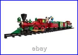 Lionel Disney Mickey Mouse Christmas Tree Train Set 37 Piece Lights Sounds