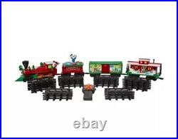 Lionel Disney Mickey Mouse Christmas Tree Train Set 37 Piece Lights Sounds