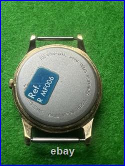 Lorus Seiko Disney Mickey Mouse Watch Quartz Japan V515-6000 A1 gold tone