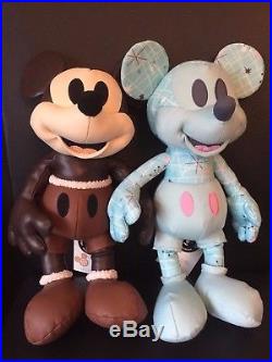 Lot of 2 NWT April+May Disney Store Mickey Mouse Plush Memories Limited Release