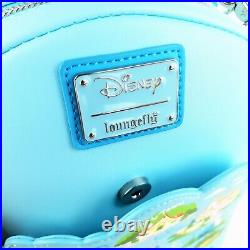 Loungefly Disney Disneyland 65th Anniversary Convertible Mini Backpack + Wallet