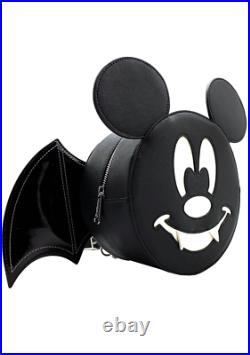 Loungefly Disney Exclusive Disney Mickey Bat Convertible Mini Backpack