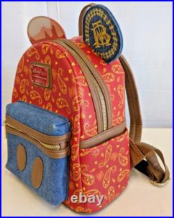 Loungefly Disney Mickey Mouse Big Thunder Mountain 50th Lounge Fly Backpack (GA)
