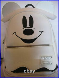 Loungefly Disney Mickey Mouse Boo Glow In The Dark Ghost Backpack