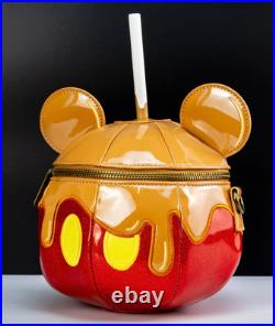 Loungefly Disney Mickey Mouse Candy Caramel Apple Crossbody Bag NWT- IN HAND