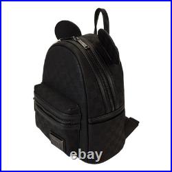 Loungefly Disney Mickey Mouse Checkered Texture Mini Backpack Loungefly Disney Mickey Mouse Checkered Texture Mini Backpack