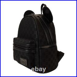 Loungefly Disney Mickey Mouse Checkered Texture Mini Backpack
