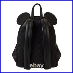Loungefly Disney Mickey Mouse Checkered Texture Mini Backpack