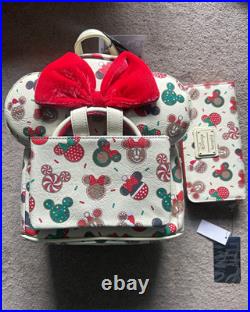 Loungefly Disney Mickey Mouse Holiday Cookies Print Zip-Around Wallet