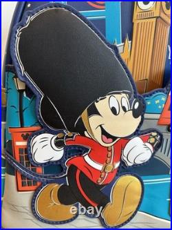 Loungefly Disney Mickey Mouse London England Mini backpack Bag NWT UK Exclusive