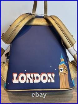 Loungefly Disney Mickey Mouse London England Mini backpack Bag NWT UK Exclusive