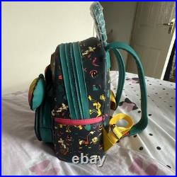 Loungefly Disney Mickey Mouse Mini Backpack Bag Handbag Multicolour