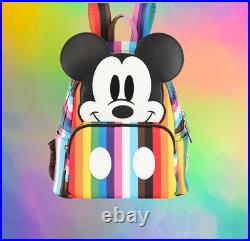 Loungefly Disney Mickey Mouse Pride Mini Backpack