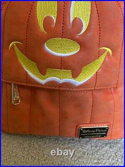 Loungefly Disney Mickey Mouse Pumpkin Mini Backpack