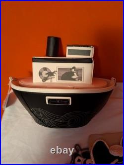 Loungefly Disney Mickey Mouse Stitch Shoppe Steamboat Willie Crossbody Bag&Ears
