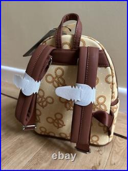 Loungefly Disney Parks Minnie Mickey Mouse Scented Pretzel Snack Food Backpack