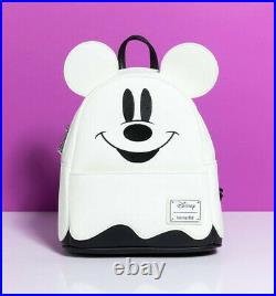 Loungefly Ghost Mickey Mouse Mini Backpack DISNEY