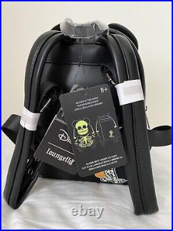 Loungefly Mini Backpack Mickey Mouse Skeleton (GLOWS IN THE DARK)