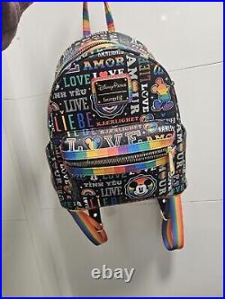 Loungefly pride mickey bag