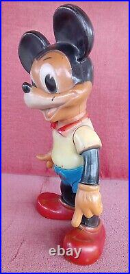 MICKEY MOUSE 14 Complete With Tail VINTAGE Rubber Toy Biserka Yugoslavia