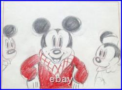 MICKEY MOUSE 1943 Walt Disney ORIGINAL PRODUCTION STORYBOARD cel DRAWING