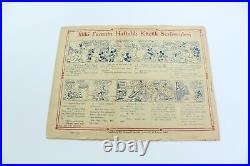 MICKEY MOUSE FIGHTS PIRATES Turkish Comic Book 1930s Disney EXTREMELY RARE