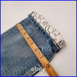 MICKEY MOUSE disney SUPER RARE japan selvedge JEANS freepost 32 X 32 superb