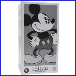 Medicom BE@RBRICK Disney Mickey Mouse Black And White Ver 400% Bearbrick Figure