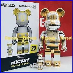 Medicom Be@rbrick Disney x Sorayama 2G Future Mickey Mouse 400% + 100% Bearbrick