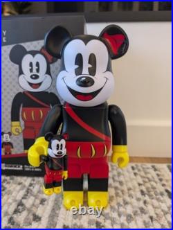 Medicom Bearbrick Be@rbrick Disney Mickey Mouse 400 Brand New Christmas Gift