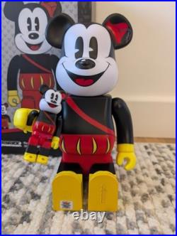 Medicom Bearbrick Be@rbrick Disney Mickey Mouse 400 Brand New Christmas Gift