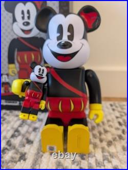 Medicom Bearbrick Be@rbrick Disney Mickey Mouse 400 Brand New Christmas Gift