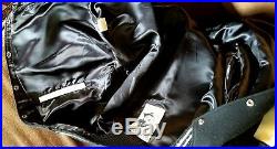 Men's Mickey Mouse Vintage Wear Blue / Cream Leather Disney Jacket Size XL RARE