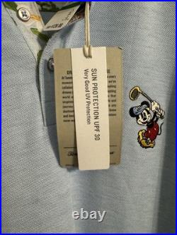 Mens Large Tommy Bahama X Disney Mickey Mouse Golf Polo Nwt Retail $128