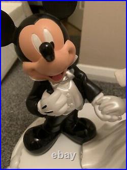 Mickey And Minnie Wedding The Art of Disney Theme Parks Figurines Rare Boxed